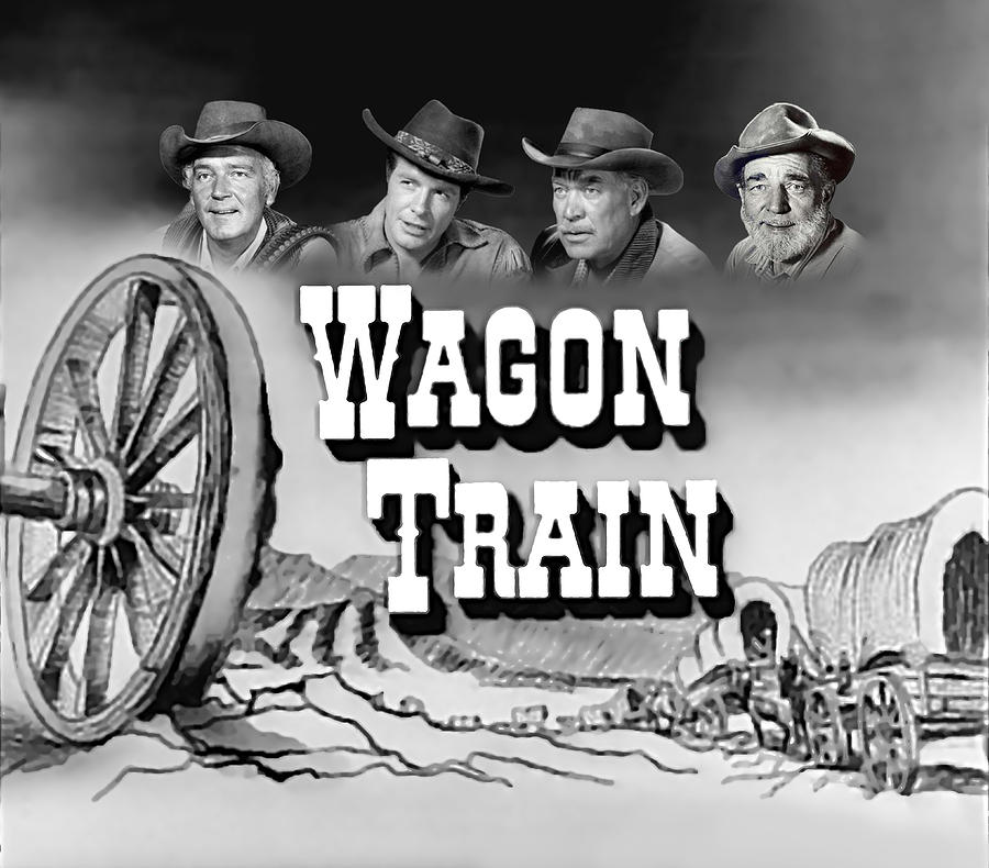 Wagon Train Digital Art by Brian Wallace