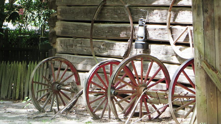Horse Digital Art - Wagon Wheels by Gnu Attitude