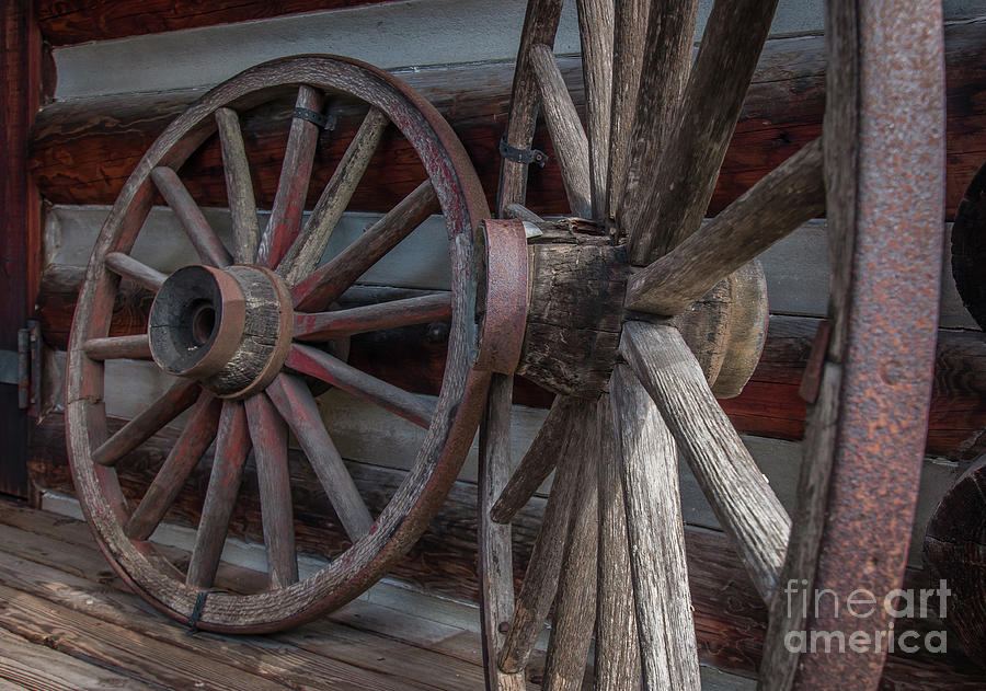 Wagon Wheels Photograph by Tom Claud