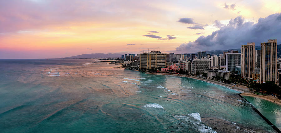 Waikiki Sunrise Photograph by Christopher Johnson - Fine Art America