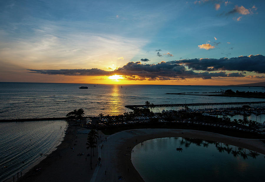 Waikiki Sunset 3 Photograph by Anthony Jones