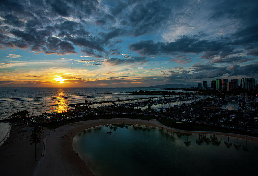 Waikiki Sunset 5 Photograph by Anthony Jones