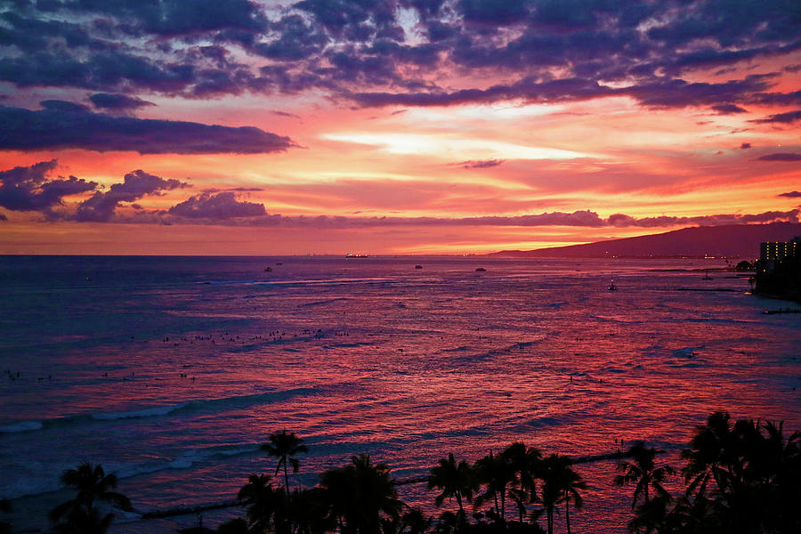 Waikiki Sunset Photograph by Shoal Hollingsworth