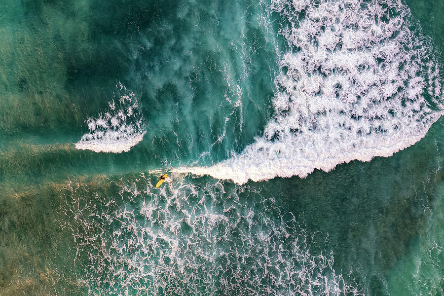 Waikiki Surfer Photograph by Christopher Johnson