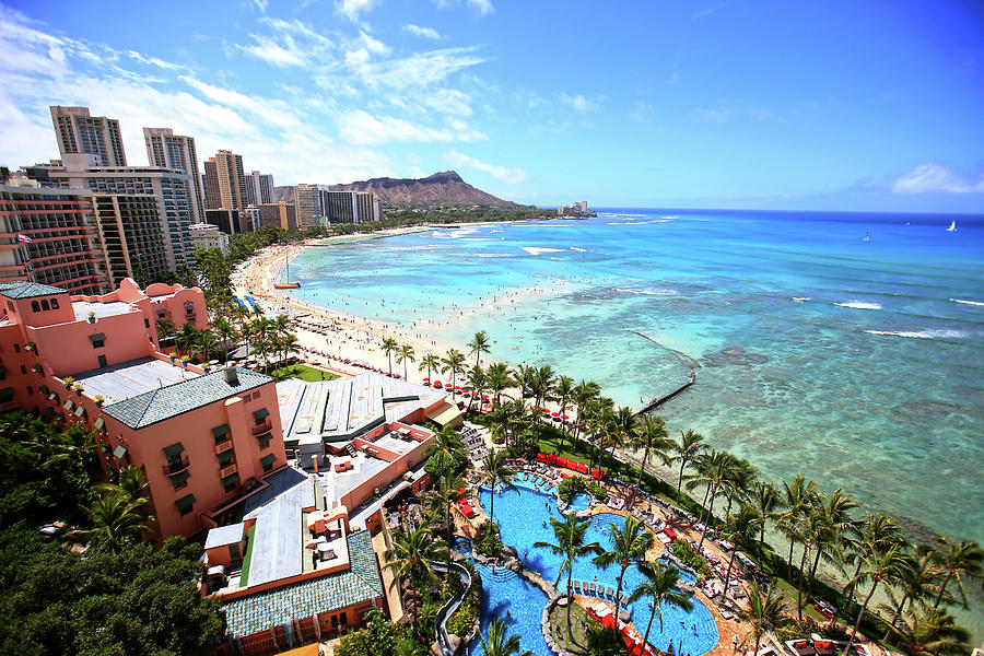 Waikiki View from Sheraton Photograph by Takahiro Masuda - Pixels