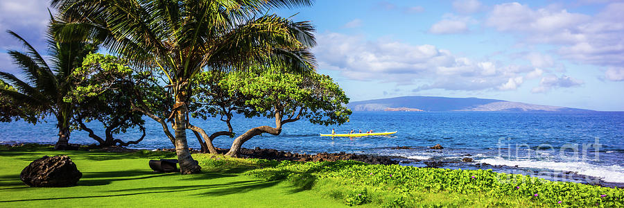Wailea Makena Maui Hawaii Panorama Photo Photograph by Paul Velgos