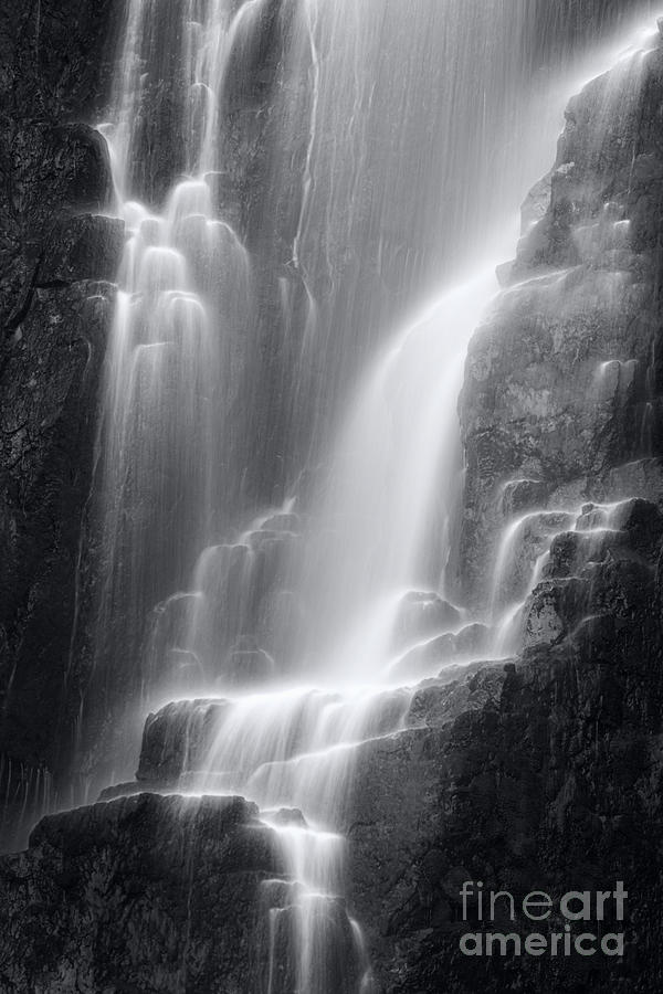 Wailing Widow Falls in Mono Assynt Scotland Photograph by Barbara Jones PhotosEcosse