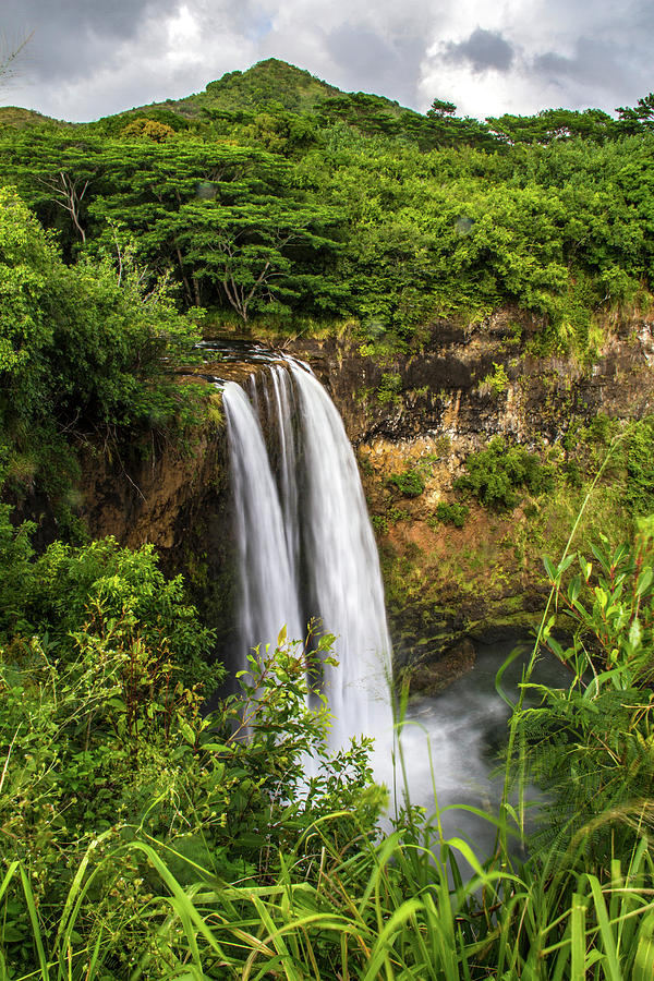 Wailua Falls - Kauai, Hawaii, USA - 2011 NEW 1/10 Photograph by Robert Khoi