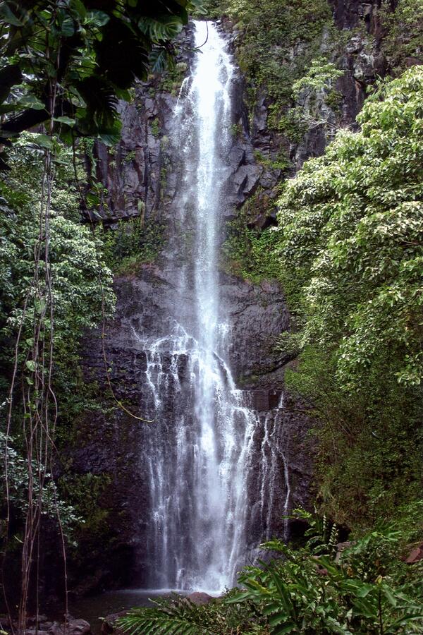 Wailua Falls Maui Photograph by DJ Florek
