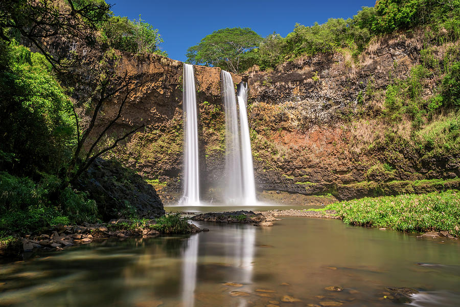 Wailua Fantasy waterfall Photograph by Pierre Leclerc Photography