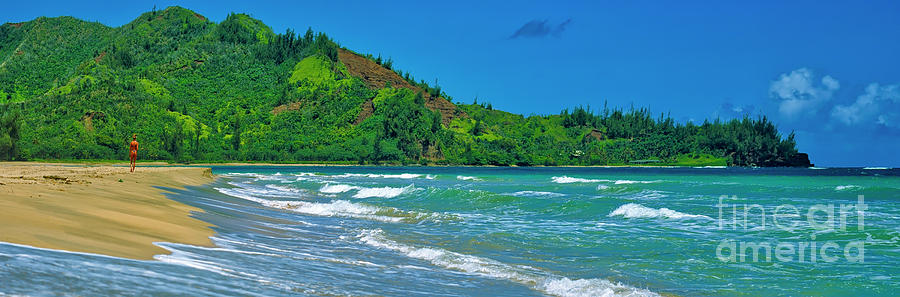 Wainiha Bay and beach Kauai Hawaii 309020049 Photograph by Tom Jelen