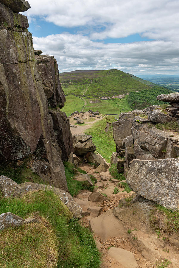Wainstones on the Cleveland Way Photograph by Gary Eason