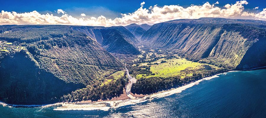 Waipio Valley by Drone Photograph by Rich Isaacman