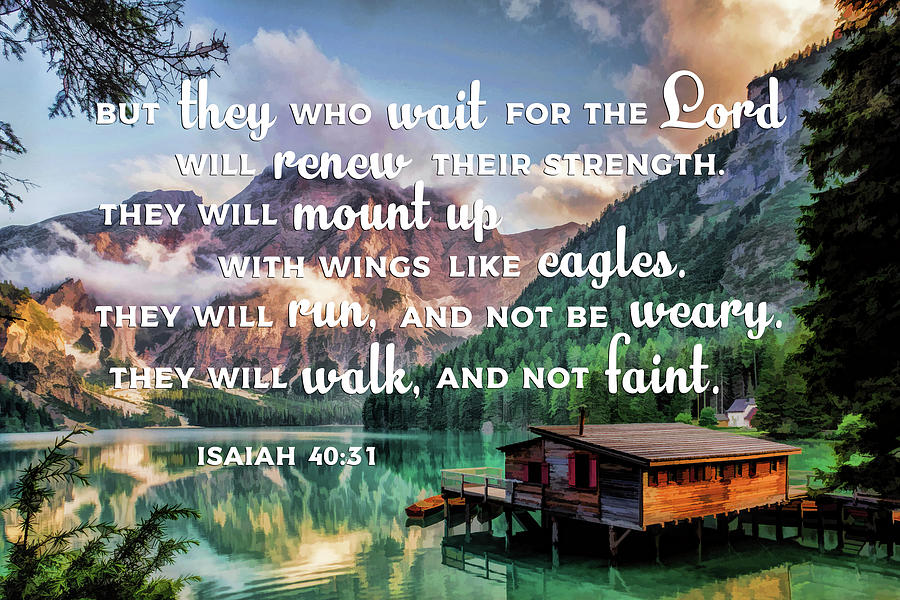 Wait on the Lord Painting by Christopher Arndt