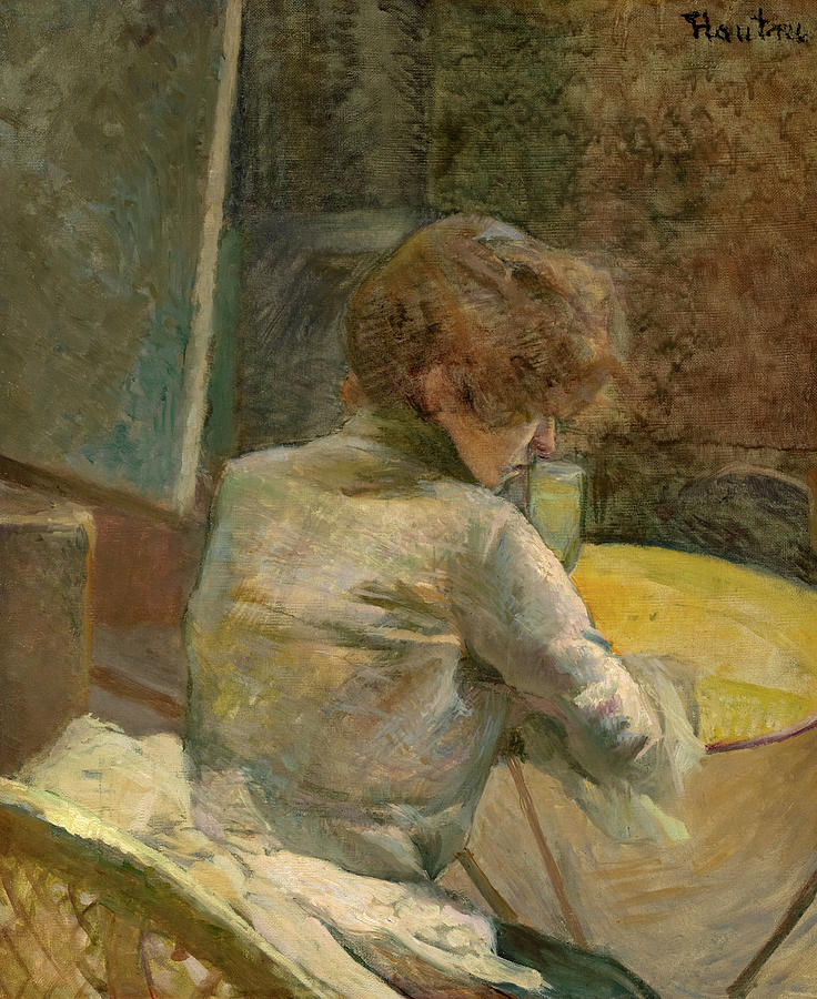 Henri De Toulouse Lautrec Painting - Waiting, 1887 by Henri de Toulouse-Lautrec