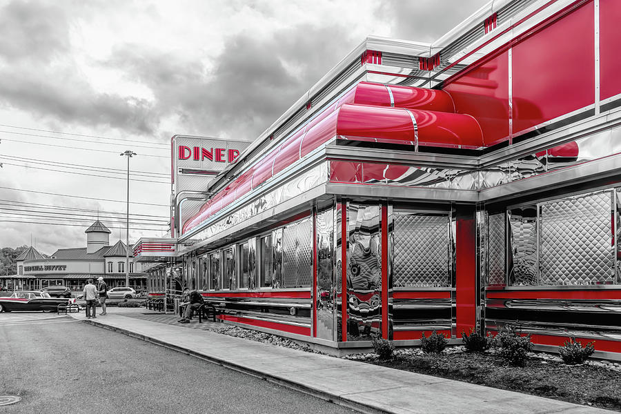 Waiting at the Diner Photograph by Sharon Popek