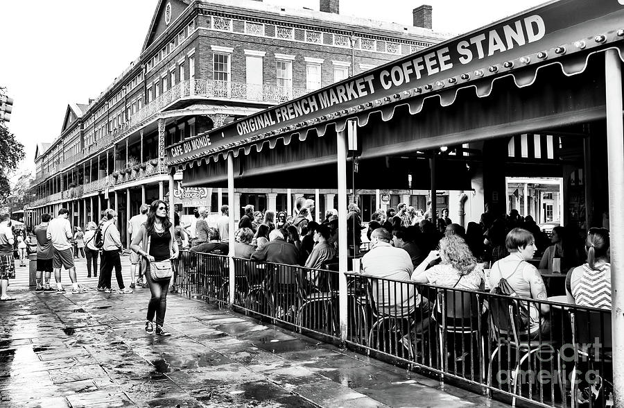 Waiting for a Beignet at Cafe du Monde New Orleans Photograph by John Rizzuto