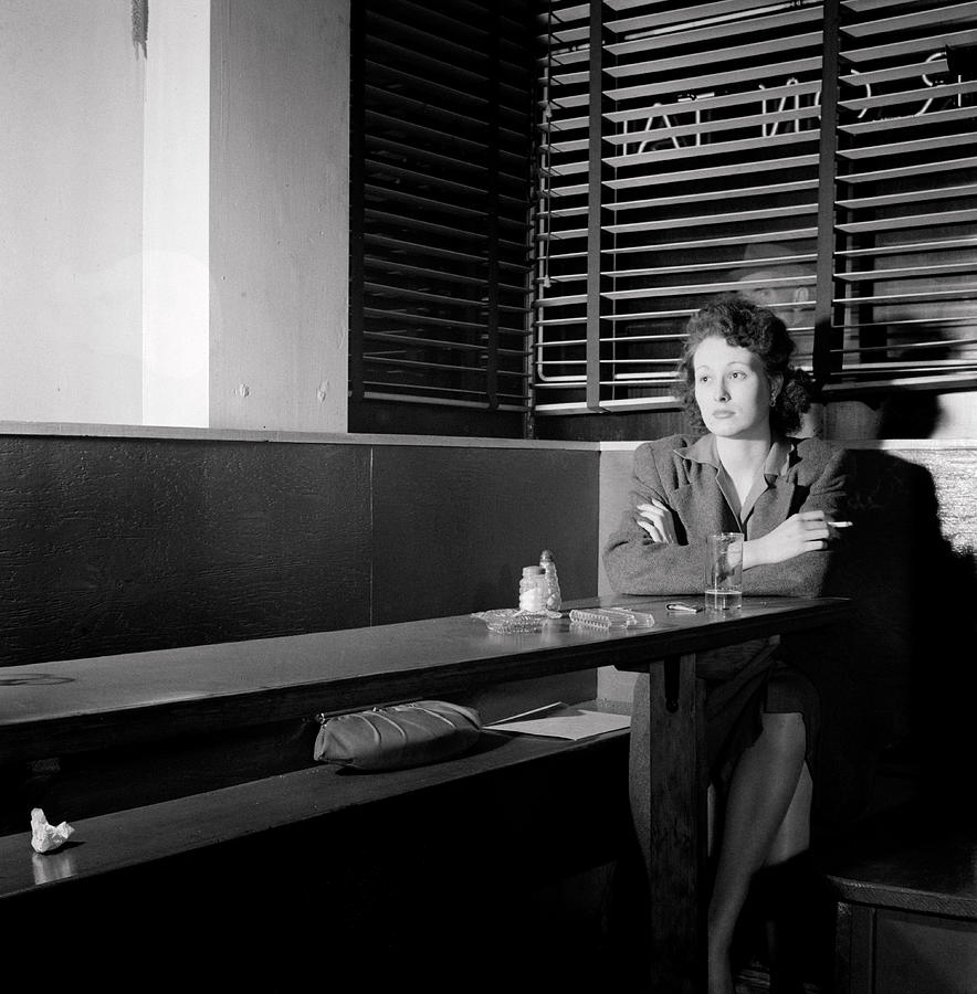 Lonely Photograph - Waiting For A War Date 1943 by Daniel Hagerman Lonely Photograph - Waiting For A War Date 1943 by Daniel Hagerman