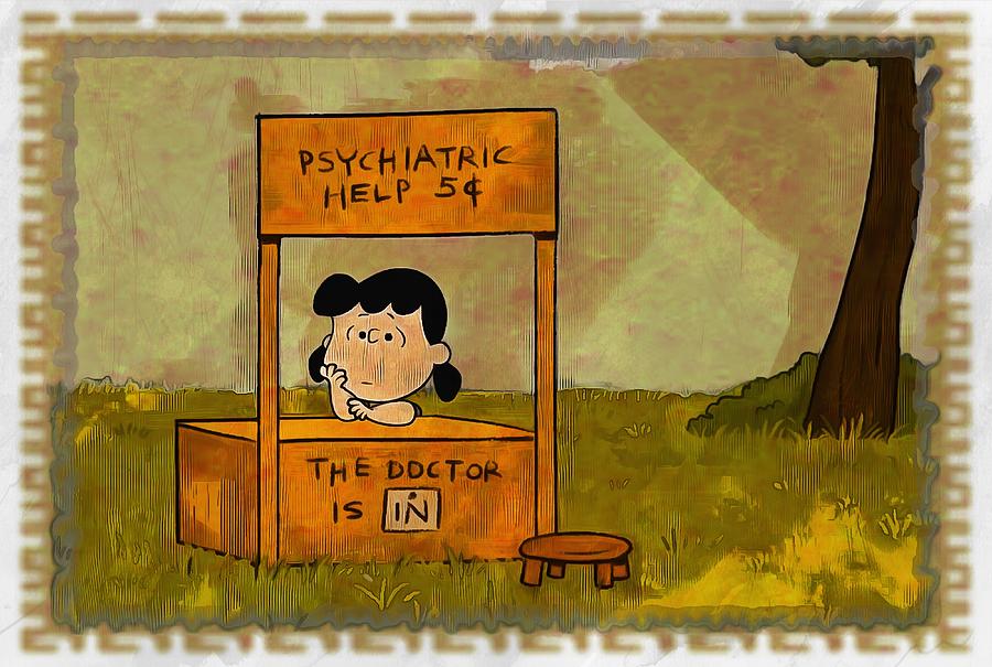 Charlie Brown Digital Art - Waiting for Charlie by Mario Carini Charlie Brown Digital Art - Waiting for Charlie by Mario Carini
