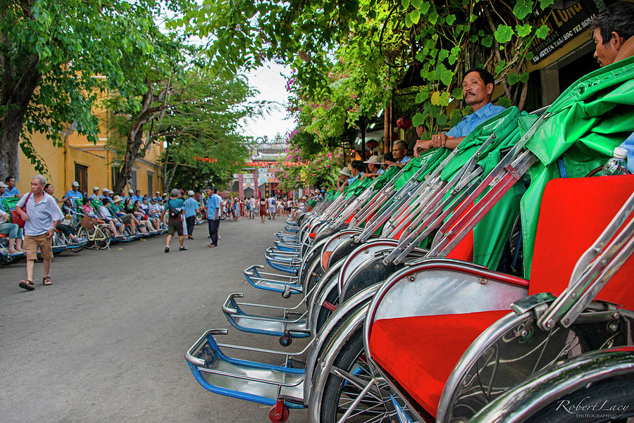 Waiting For Fares In Hoi An Photograph