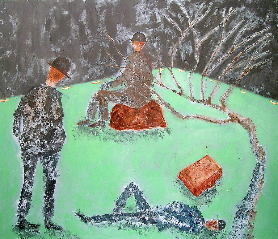 Waiting for Godot Painting by Charles Winecoff