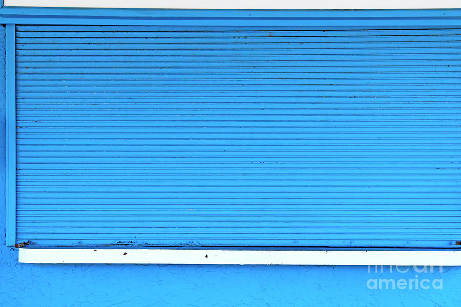 Abstract Photograph -  Waiting for the Blues to Lift aka Bidin Time by John Van Decker