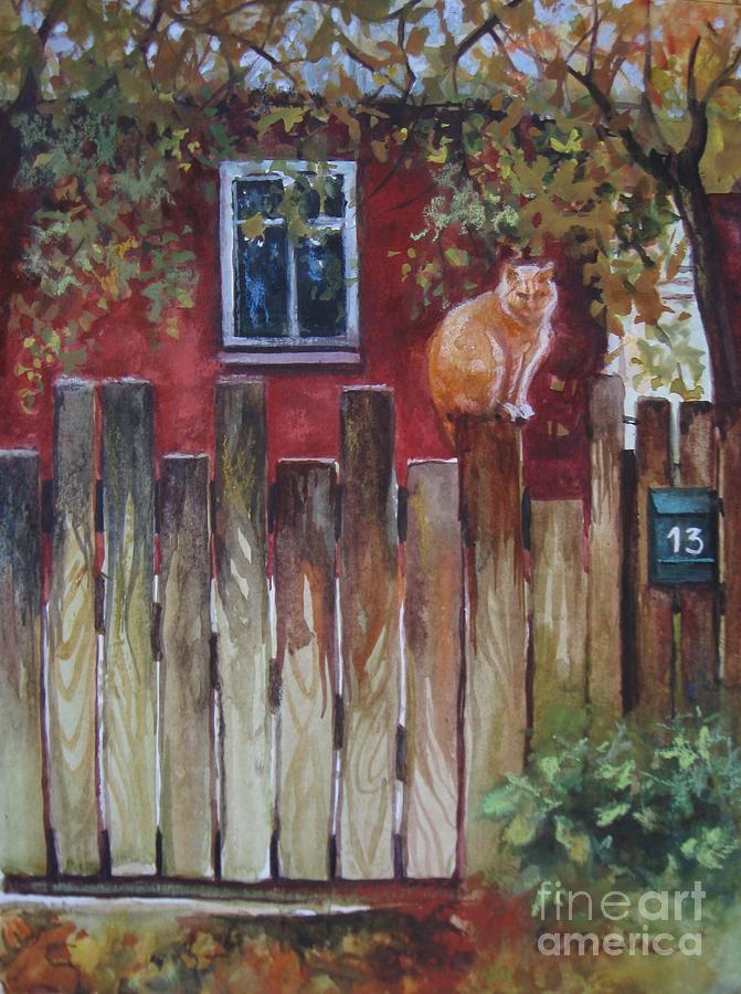 Waiting for the postman Painting by Elena Oleniuc
