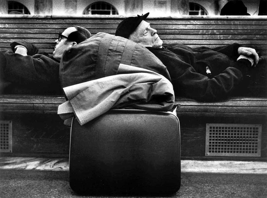 Waiting for the Train Photograph by Robert Dann