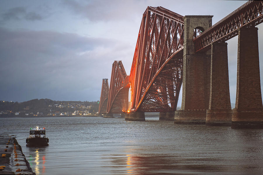 Waiting in the Forth Photograph by Ray Devlin