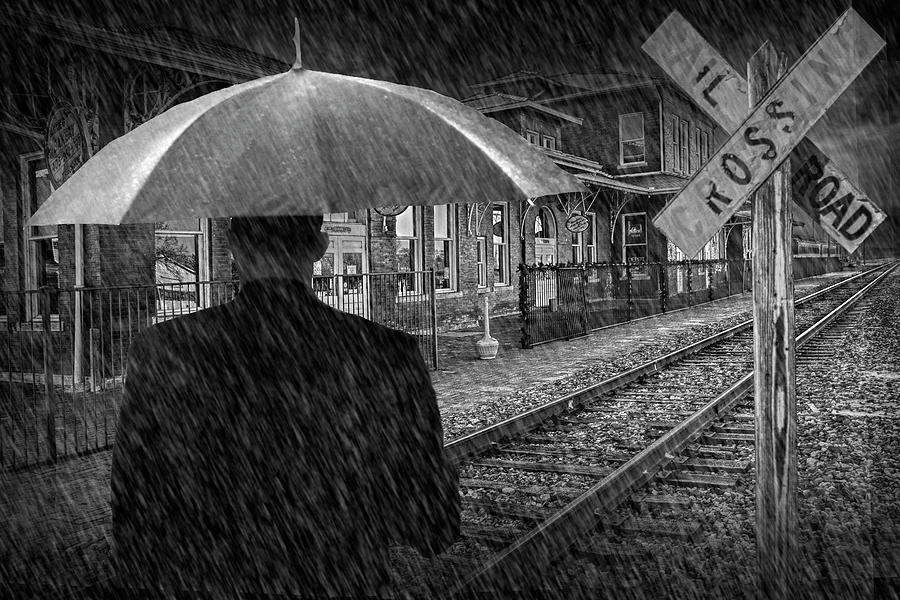Waiting in the Rain Photograph by Randall Nyhof