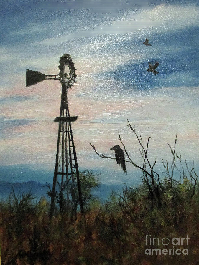 Waiting Painting by Roseann Gilmore