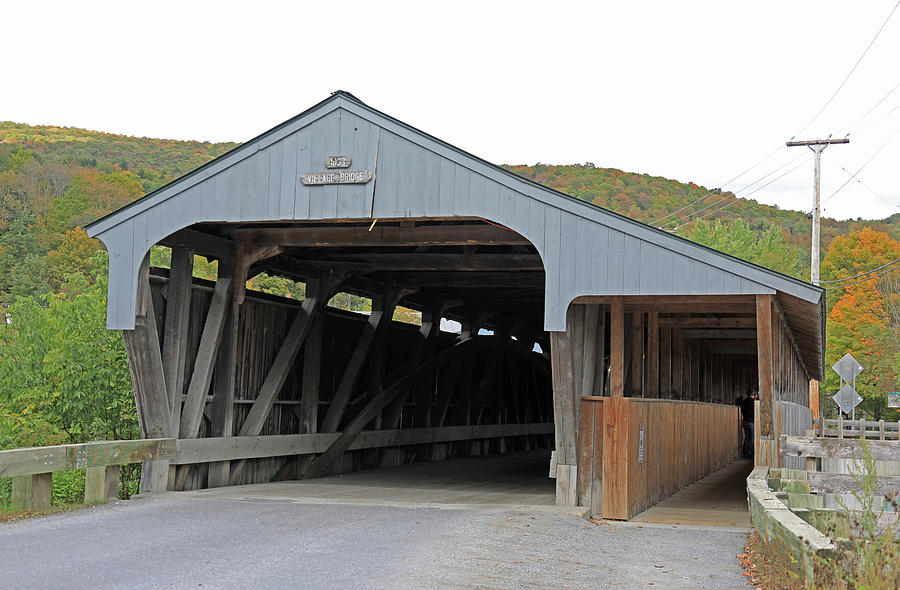 Waitsfield Covered Bridge Vermont Photograph by Richard Krebs