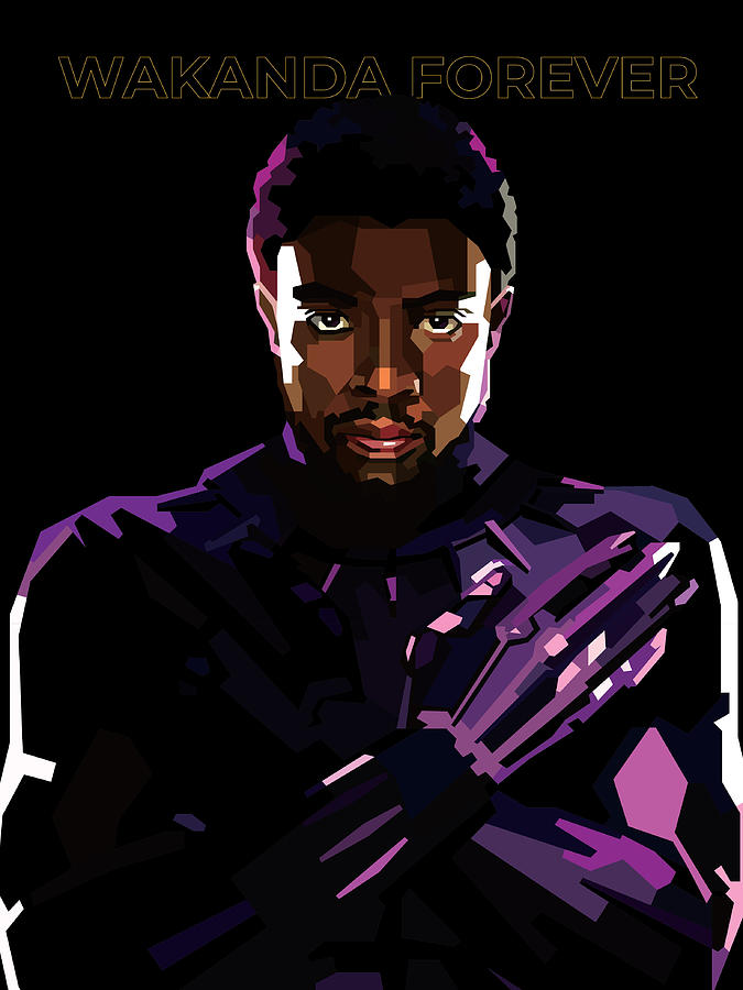Black Panther Movie Digital Art - Wakanda Forever by Gilang Bogy