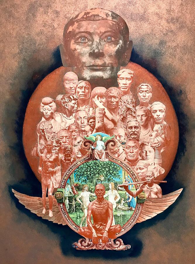Jung Mixed Media - Wake Up Humanity by Diane Nations