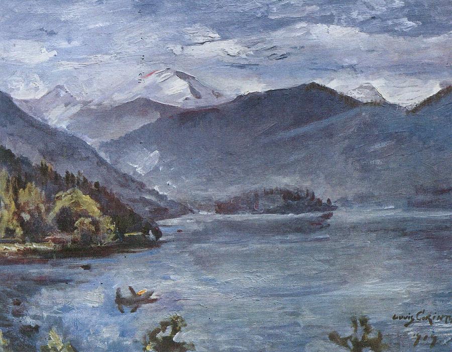 Walchensee Blaue Landschaft Painting By Lovis Corinth