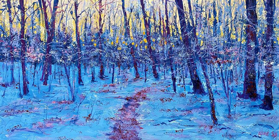 Waldens Woods Painting by Mark Lore