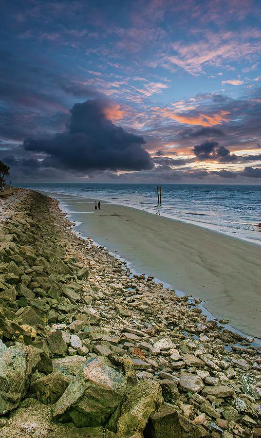 Walk on Beach Photograph by Darryl Brooks