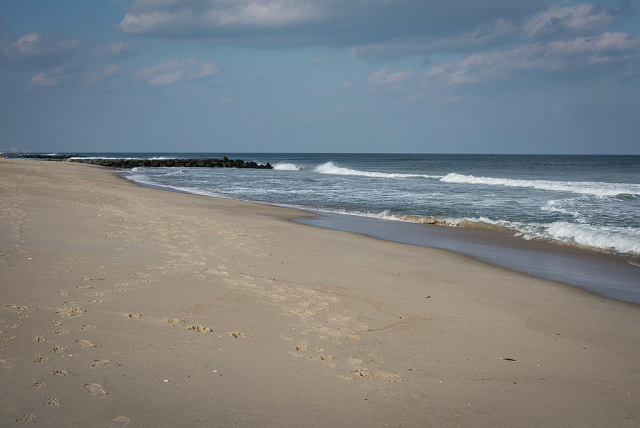 Walk on The Beach Manasquan NJ Photograph by Terry DeLuco
