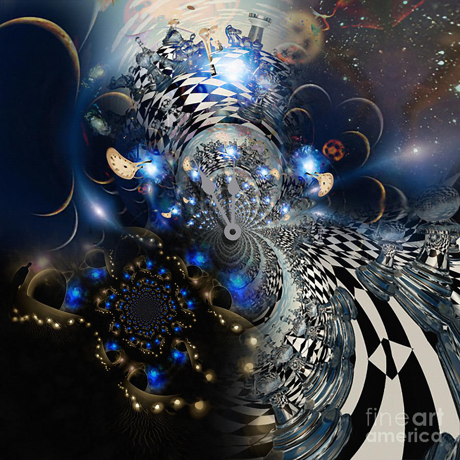 Walk through time and space Digital Art by Bruce Rolff