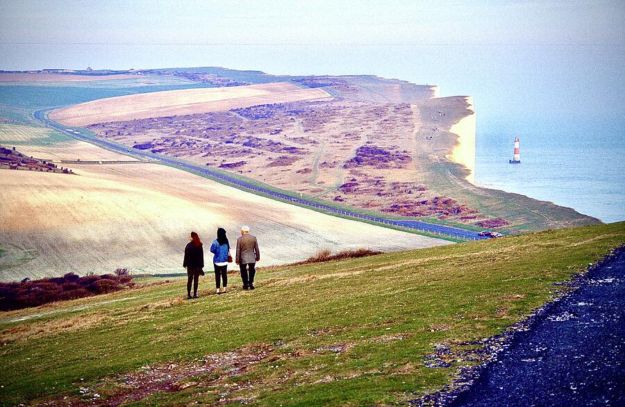 Walk to Beachy Head East Sussex Photograph by Gordon James