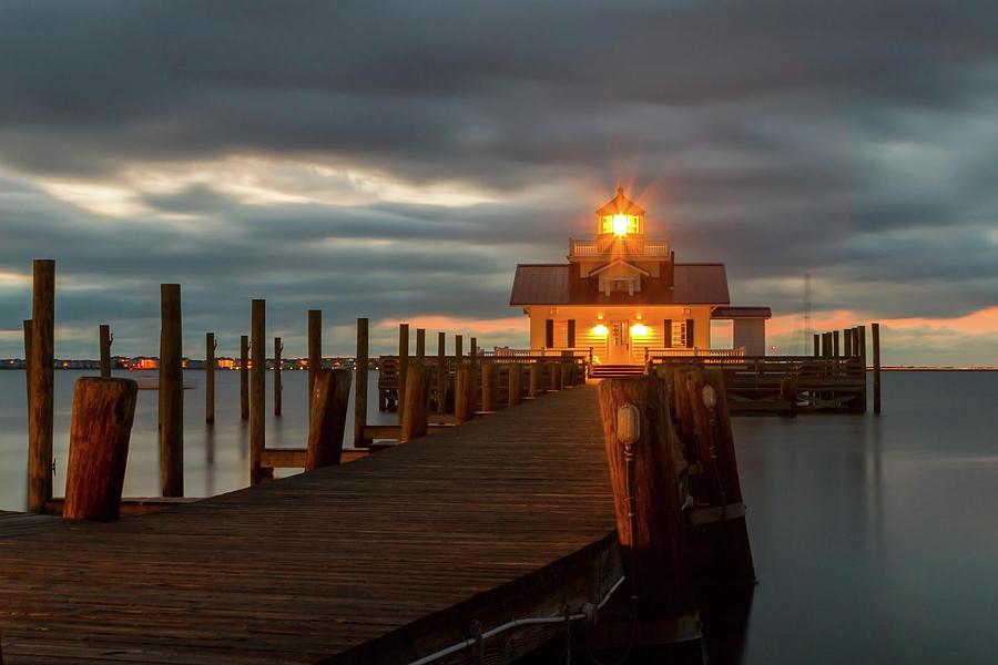 Walk to Roanoke Marshes Lighthouse Photograph by Liza Eckardt