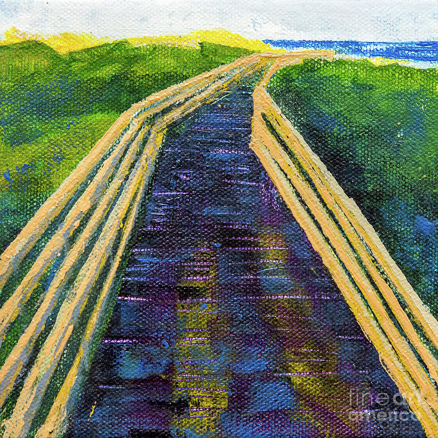 Walk to the Sea Painting by Susan Cole Kelly Impressions