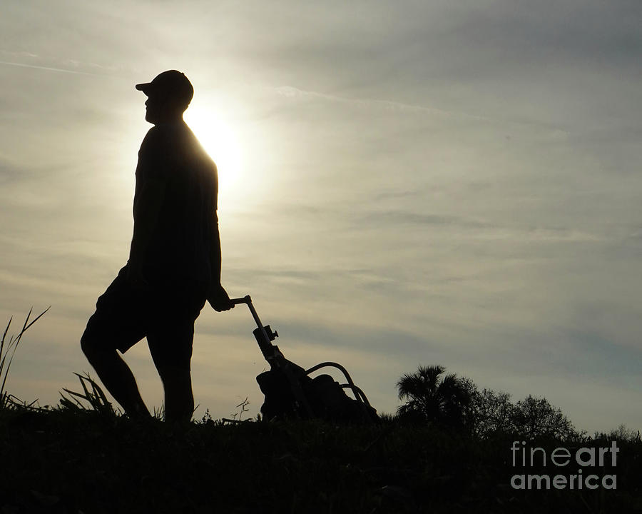 Golf Photograph - Walking 24 by Jack Norton