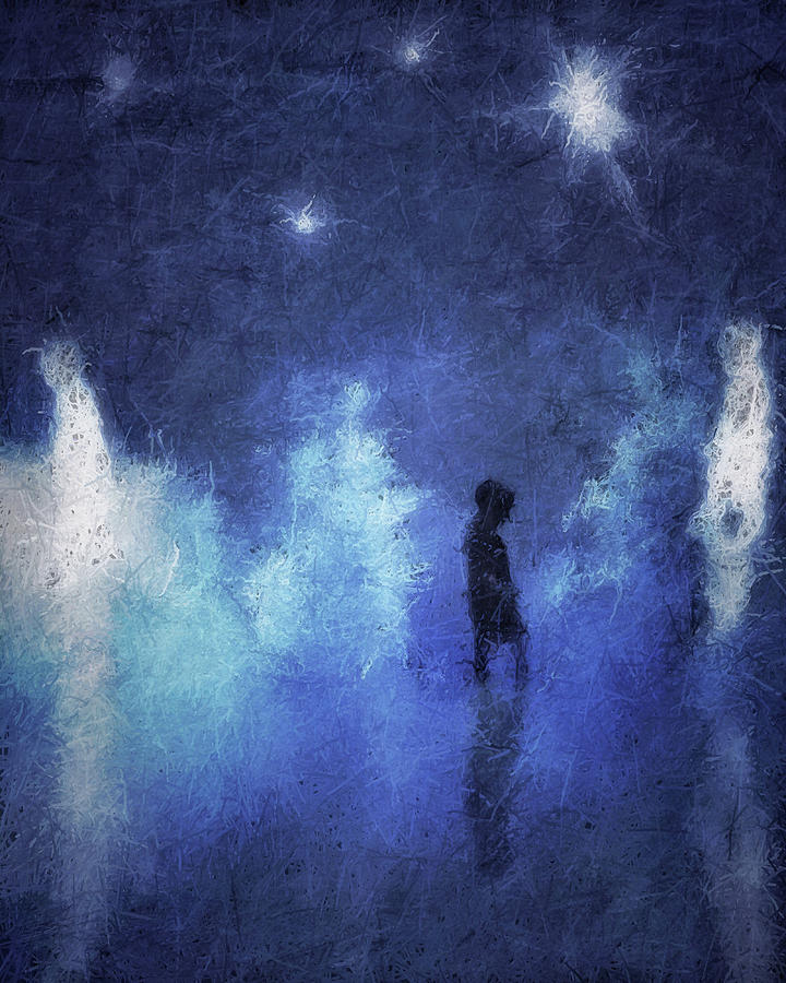 Walking In Starlight Digital Art by Melissa D Johnston
