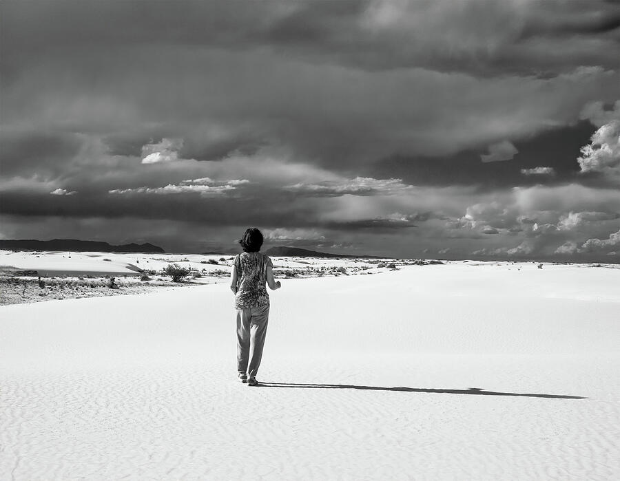 Walking North into the Storm Photograph by Joe Schofield Walking North into the Storm Photograph by Joe Schofield