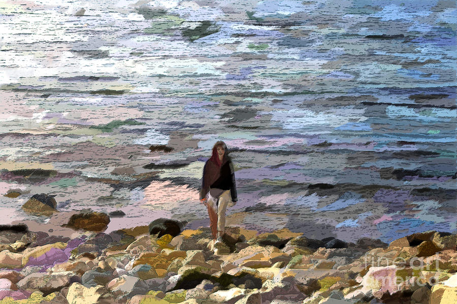 Walking on Water 2 Digital Art by Katherine Erickson