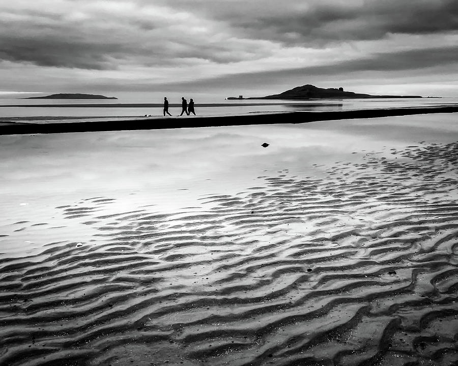 Walking on Water - Sutton, Dublin Photograph by John Soffe