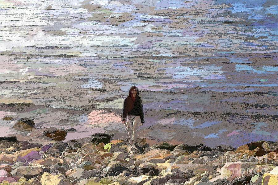 Walking on Water Digital Art by Katherine Erickson