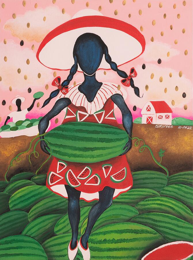Walking on Water Painting by Sabreee Walking on Water Painting by Sabreee