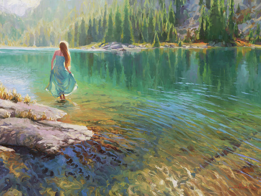 Walking on Water Painting by Steve Henderson